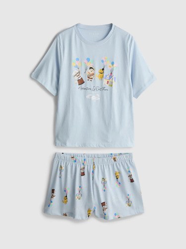 Set De Pijama De Mujer Talle M De Up De Pixar Celeste M