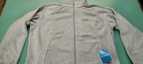 Buzo Columbia Talle Xxl Mujer 2xl Negro Y Gris - 3