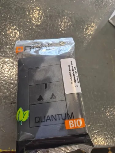 Pack 10 Tomacorriente Richi Quantum Bio Armado Completo 10a Grafito - 3