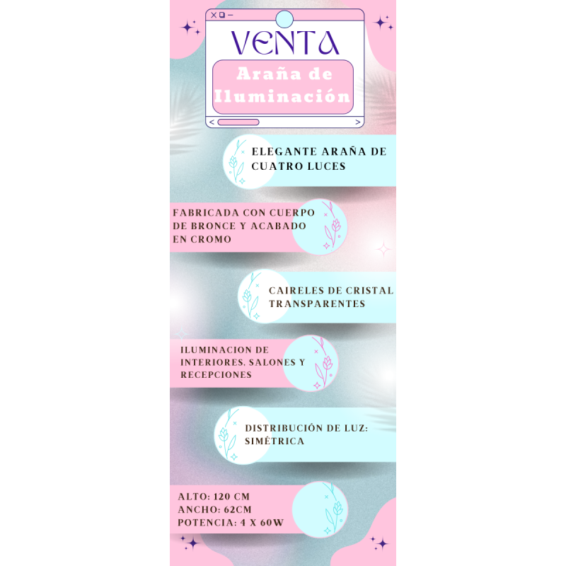 AraÑa De IluminaciÓn 
