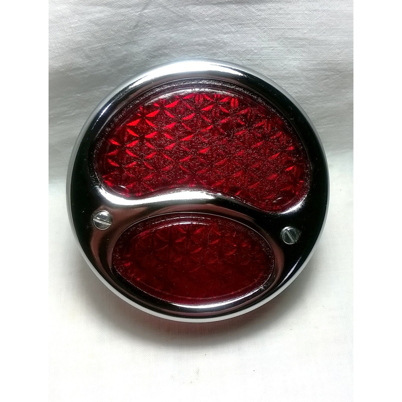 Faro Trasero Ford A, Rastrojero, Jeep, Caja Minera.../ luz de patente - 7