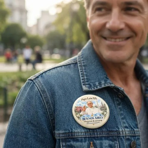 Pin Prendedor Visita Papa Leon Xiv A Argentina Papa Leon Xiv Diseño 12 - 2