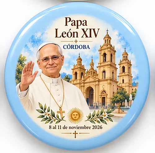 Pin Prendedor Visita Papa Leon Xiv A Argentina Papa Leon Xiv Diseño 06