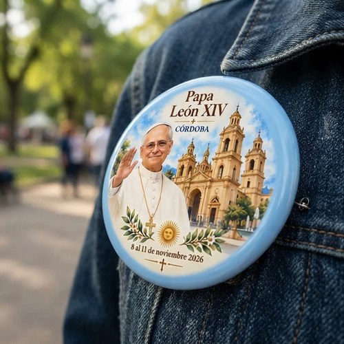 Pin Prendedor Visita Papa Leon Xiv A Argentina Papa Leon Xiv Diseño 06 - 2
