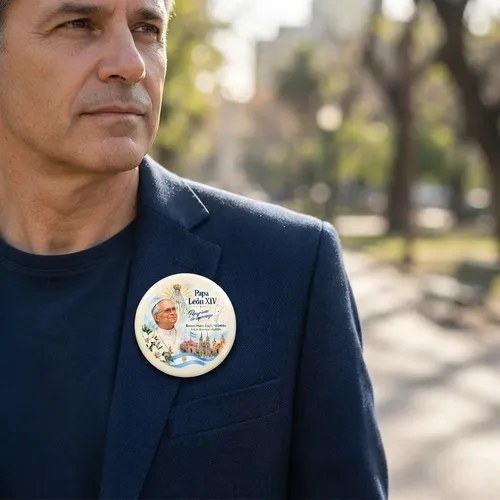 Pin Prendedor Visita Papa Leon Xiv A Argentina Papa Leon Xiv Diseño 03 - 2