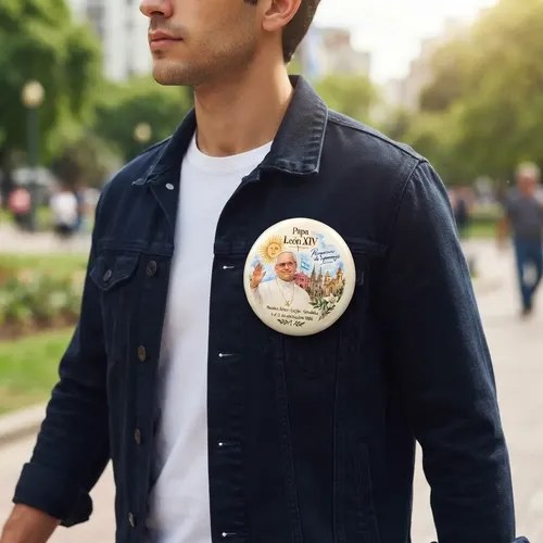 Pin Prendedor Visita Papa Leon Xiv A Argentina Papa Leon Xiv Diseño 11 - 2