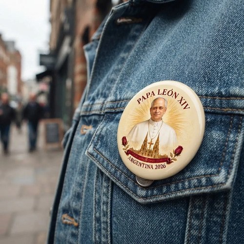 Pin Prendedor Visita Papa Leon Xiv A Argentina Papa Leon Xiv Diseño 02 - 3