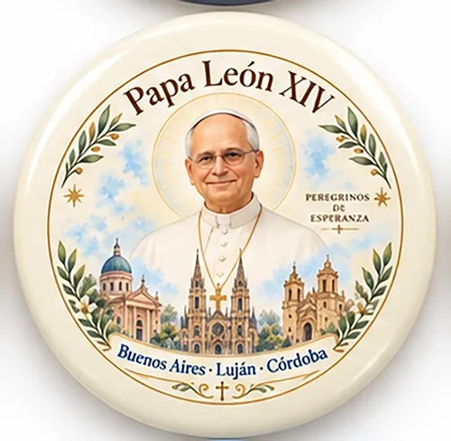 Pin Prendedor Visita Papa Leon Xiv A Argentina Papa Leon Xiv Diseño 05