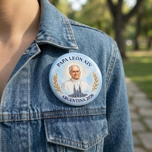 Pin Prendedor Visita Papa Leon Xiv A Argentina Papa Leon Xiv Diseño 10 - 2