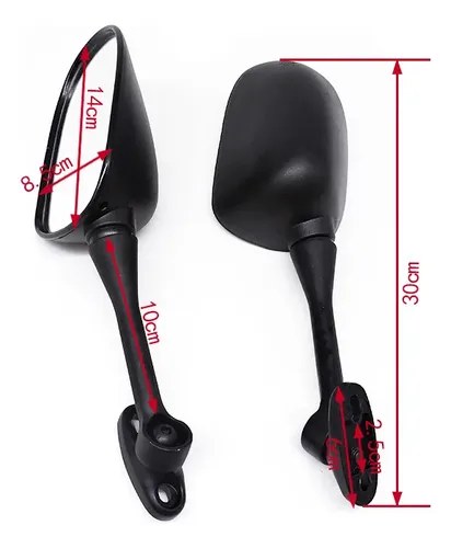 Espejos Para Bajaj Rs200 - Gilera Vc200 - Pisteras Chinas - 2