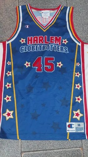 Camiseta Unica Harlem Globetroters Champion Lconsultar Stock Williams Azul L