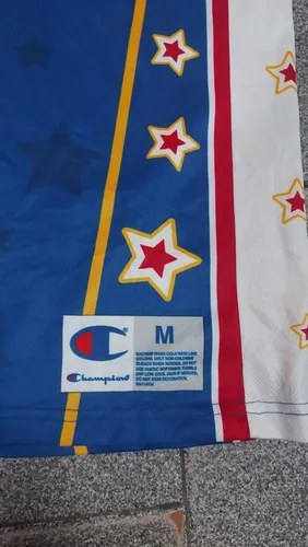 Camiseta Unica Harlem Globetroters Champion Lconsultar Stock Williams Azul L - 3
