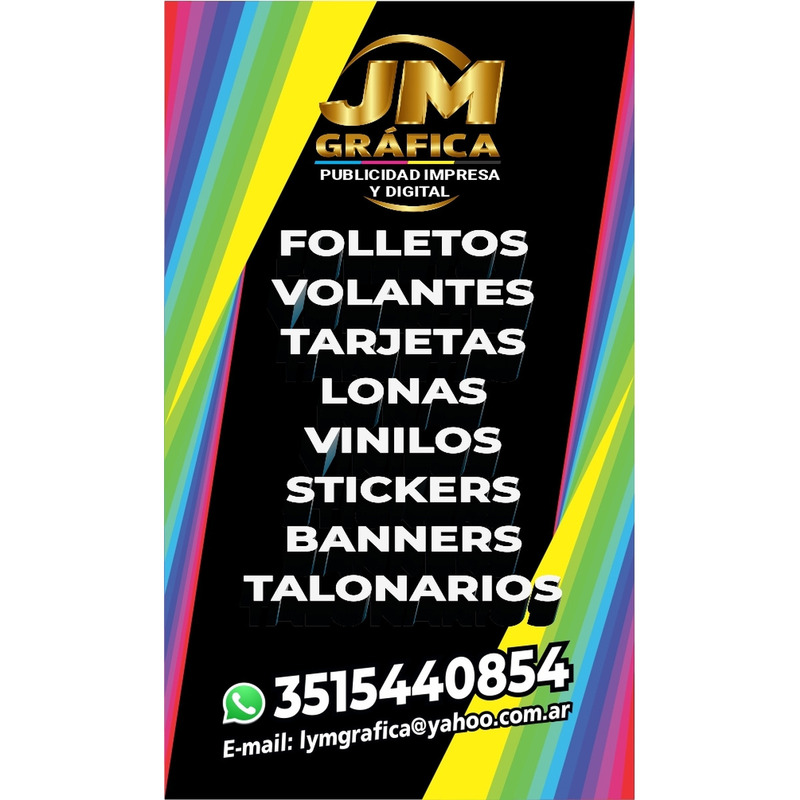 Jm gráfica - publicidad impresa y digital