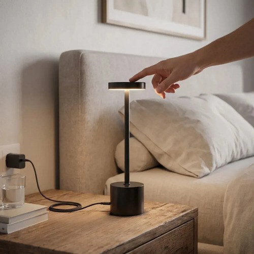 Luz Zoltek Velador Usb Negro