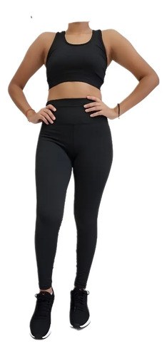 Calza Tiro Alto+top Delycra Ideal Para Todo Deporte Jp Sport - 2
