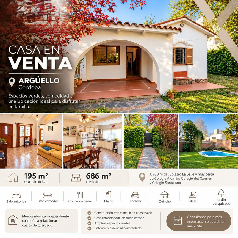 Casa Argeullo Ernesto Priotti 6500