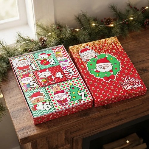 Calendario Adviento 7 Días 7 Sorpresas Temáticas Navidad Perritos - 3