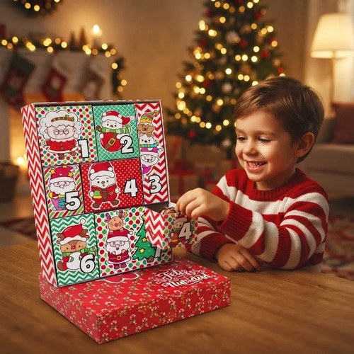 Calendario Adviento 7 Días 7 Sorpresas Temáticas Navidad Gatitos - 2