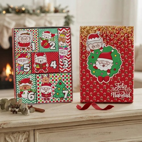 Calendario Adviento 7 Días 7 Sorpresas Temáticas Navidad Gatitos - 3