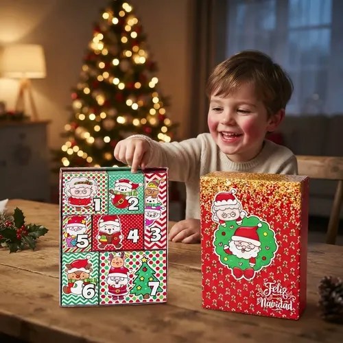 Calendario Adviento 7 Días 7 Sorpresas Temáticas Navidad Dinosaurios - 2