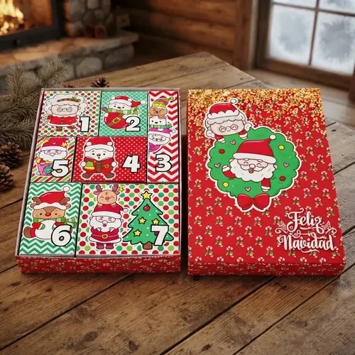 Calendario Adviento 7 Días 7 Sorpresas Temáticas Navidad Dinosaurios - 3
