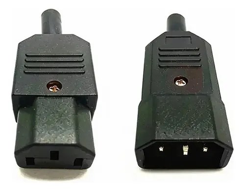 2 Fichas C13 Y C14 Para Armar Cable ´power Upc, Cpu, Etc - 3