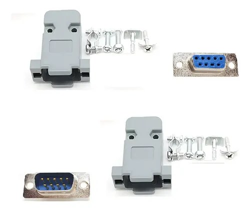 3 Juegos Fichas Db9 Rs-232 Serial Para Soldar A Cable M Y H