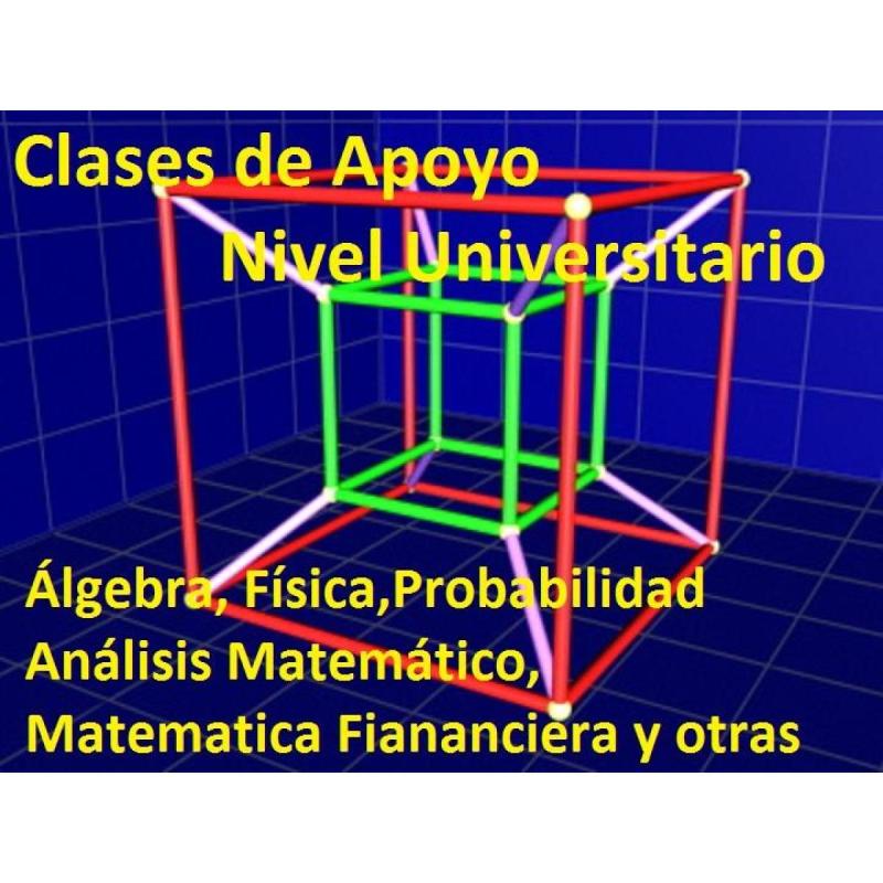 Clases De Apoyo Nivel Universitario On-line O Presenciales