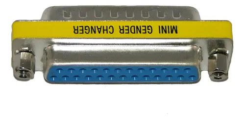 Adaptador Db25 Hembra A Db25 Hembra Mini Gender Fac Medicina