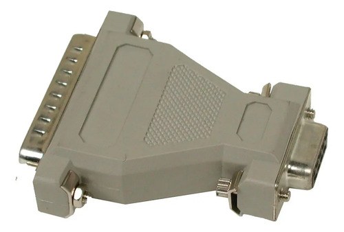 Adaptador Puerto Db25 Macho A Serial Db9 Hembra Centro