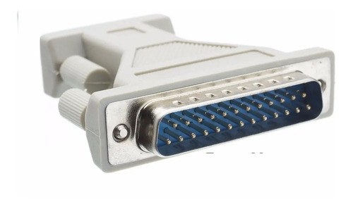 Adaptador Puerto Db25 Macho A Serial Db9 Hembra Centro - 2