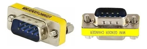 Adaptador//emenda Serial Db9 Macho X Macho 9 Pins Rs232