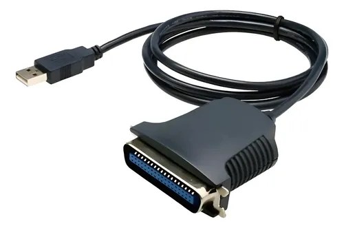 Cable Adaptador Usb /paralelo Impresora Datamax Ver Modelos Negro