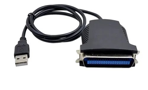 Cable Adaptador Usb A Paralelo P/ Hp Deskjet 610c 692c 810c Negro