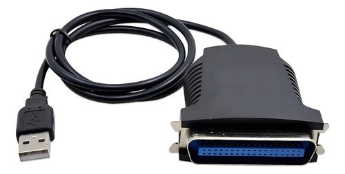 Cable Adaptador Usb A Paralelo P/impresora Epson C42sx Ctro Negro