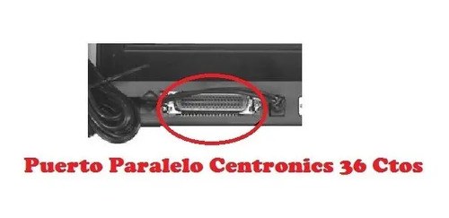 Cable Adaptador Usb A Paralelo Para Zebra 105sl 109st Centro Negro - 5
