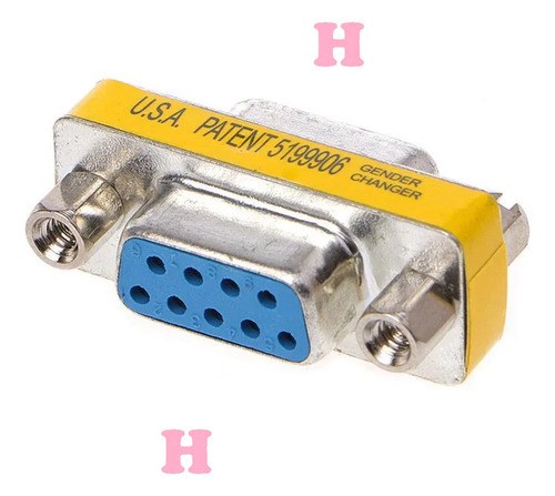 Cable Adaptador Usb A Rs-232+ Cupla Db9 Doble Hembra Centro - 3