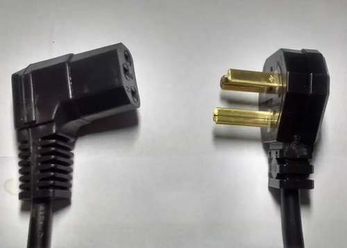 Cable Corriente Acodado 90° C13 A C14 1.8m 10a Cae Impresoras Negro - 3