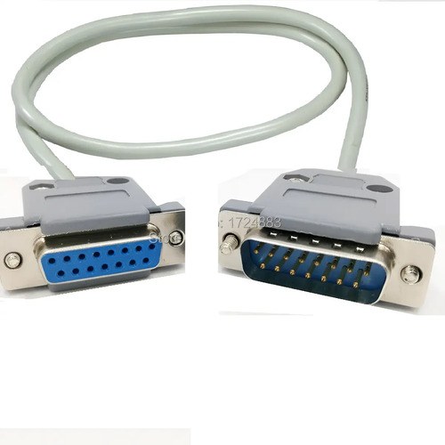 Cable Db15 2 Hileras ( No Vga) 3 Mts Macho Hembra Extensor