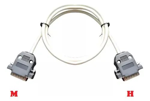 Cable Db15 2 Hileras ( No Vga) Macho Hembra Extensor Gris - 2