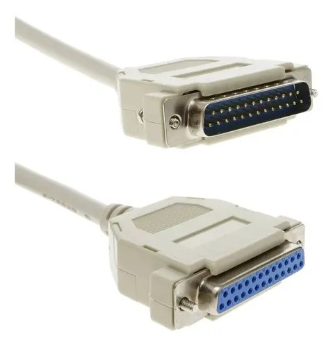 Cable Db25 Pin To Pin Testeado Macho/macho 7,5 Metros Centro Beige - 2