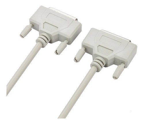Cable De Extensión Paralelo Db25 Hembra X Db25 Macho 1,80 Metros Color Beige - 6
