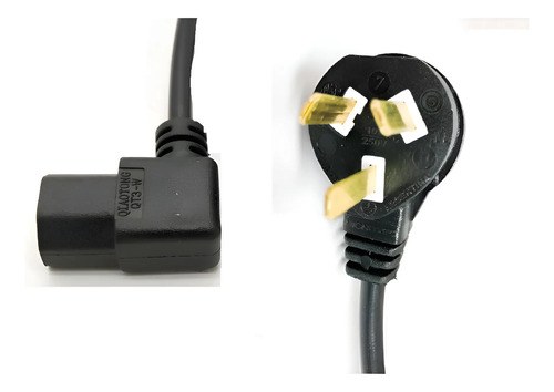 Cable Interlock 90° Pccom Systems Congreso Negro