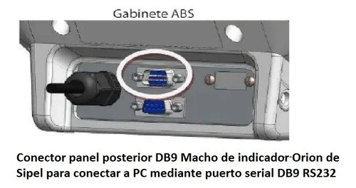 Cable Para Indicador Orion Sipel A Pc Db9 Rs232 3 Mts Gris - 2