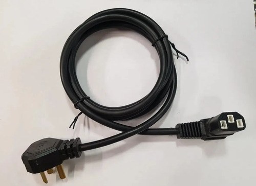 Cable Power Acodado Doble C13/ 220v Tv Cpu Ups Pccom Systems - 3