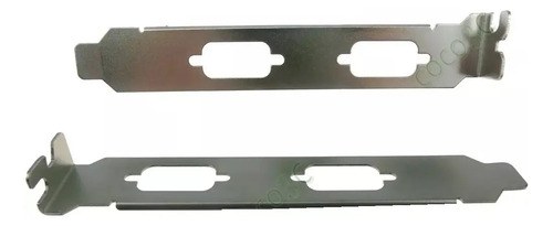 Chapa Bracket Doble Apta Db9, Vga X 2 U Zona Fac De Medicina
