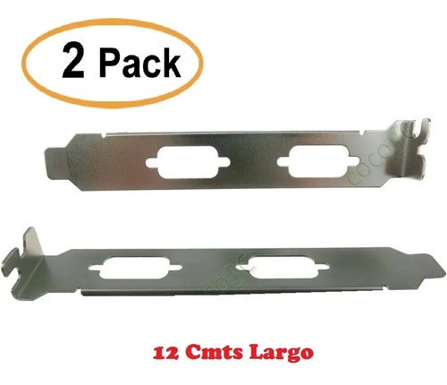 Chapa Bracket Doble Apta Db9, Vga X 2 U Zona Fac De Medicina - 2