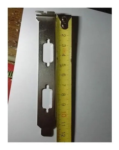 Chapa Bracket Doble Apta Db9, Vga X 2 U Zona Fac De Medicina - 3