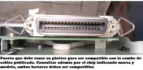 Combo 2 Cables Lpt1 Y Usb Plotters Congreso Consultar Modelo Gris - 4