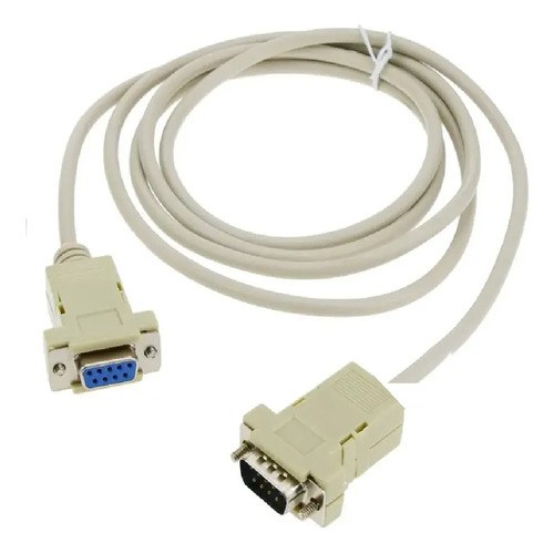 Combo Cable Db9 Rs232 Null Modem + Cableadaptador Db9 A Usb Gris - 3